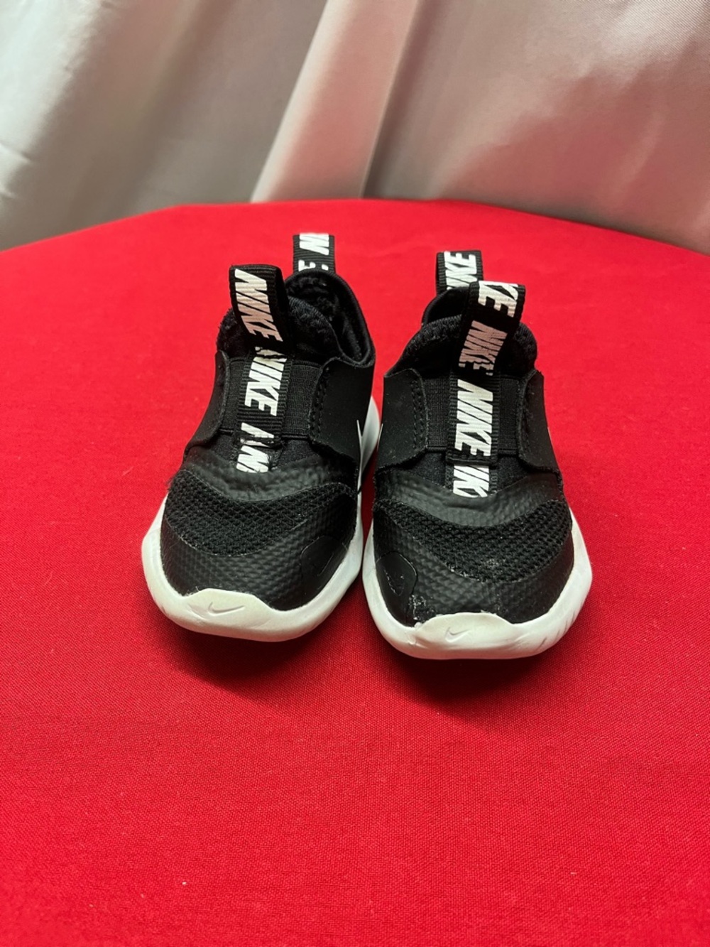 Nike Kids Black and White Slip-On Sneakers